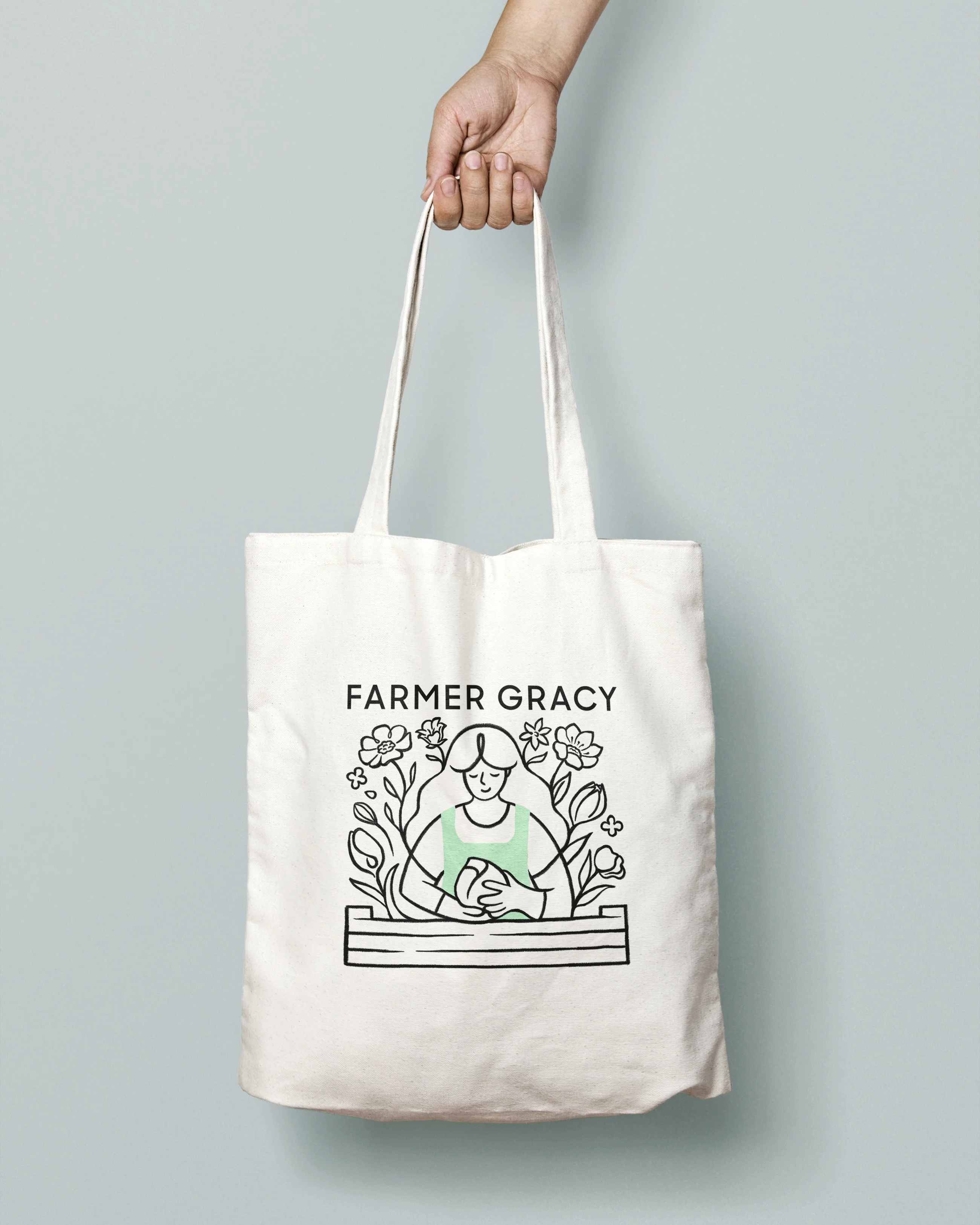 Farmer Gracy Tote Bag - Image 2